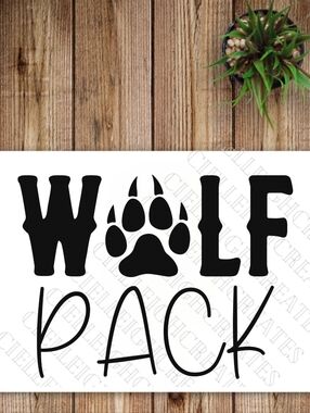 *2 for $20* Wolf Pack vinyl decal Sticker Handcrafted